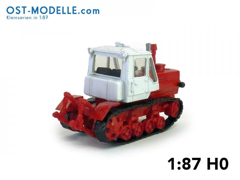 Raupentraktor T150 rot - weiß